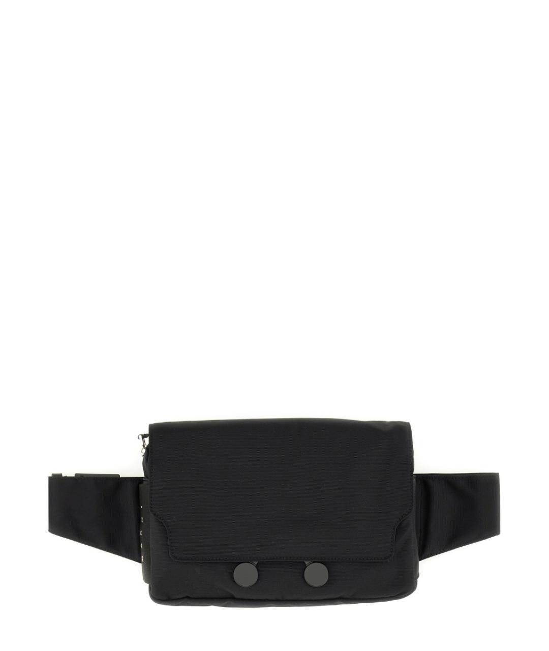MARNI Черная синтетическая поясная сумка, фото 2