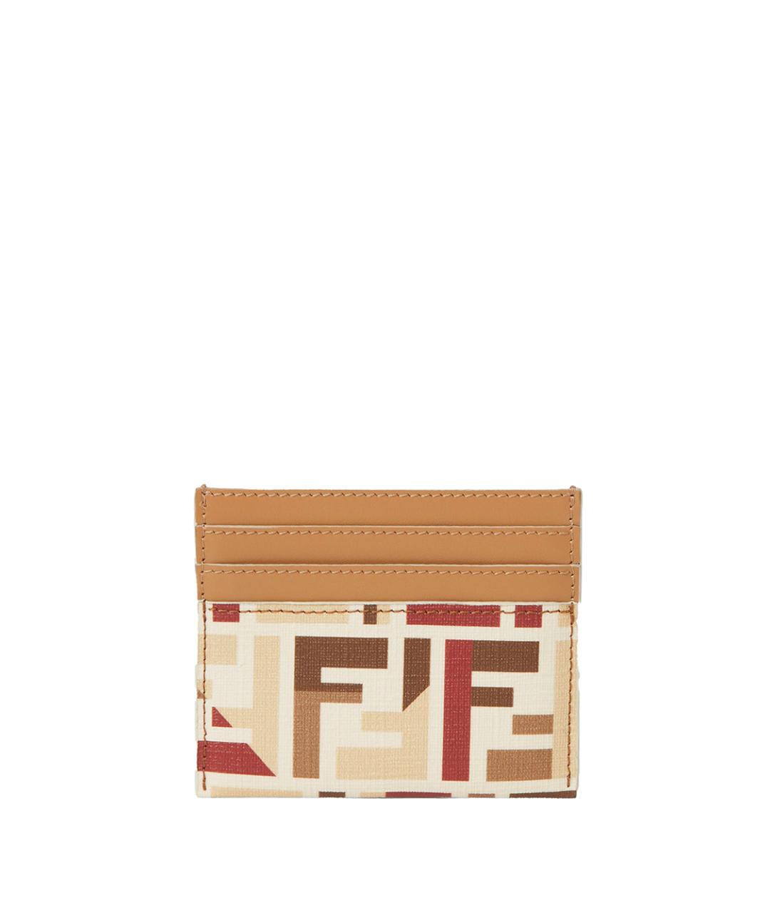 FENDI Бежевый кардхолдер, фото 1