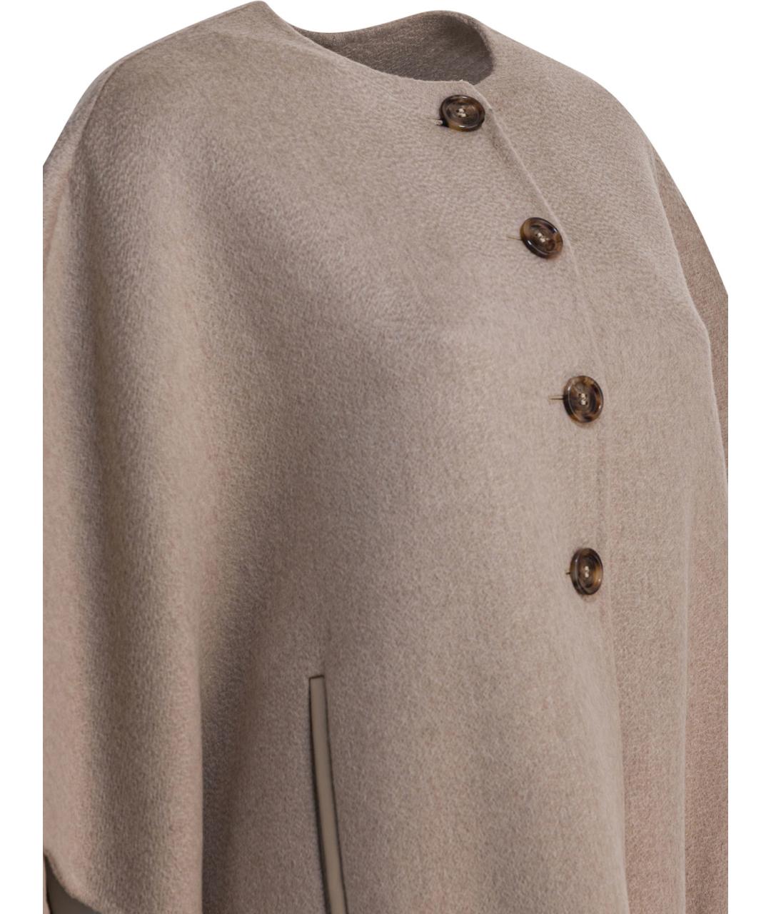 MAX MARA Бежевое кашемировое пальто, фото 4