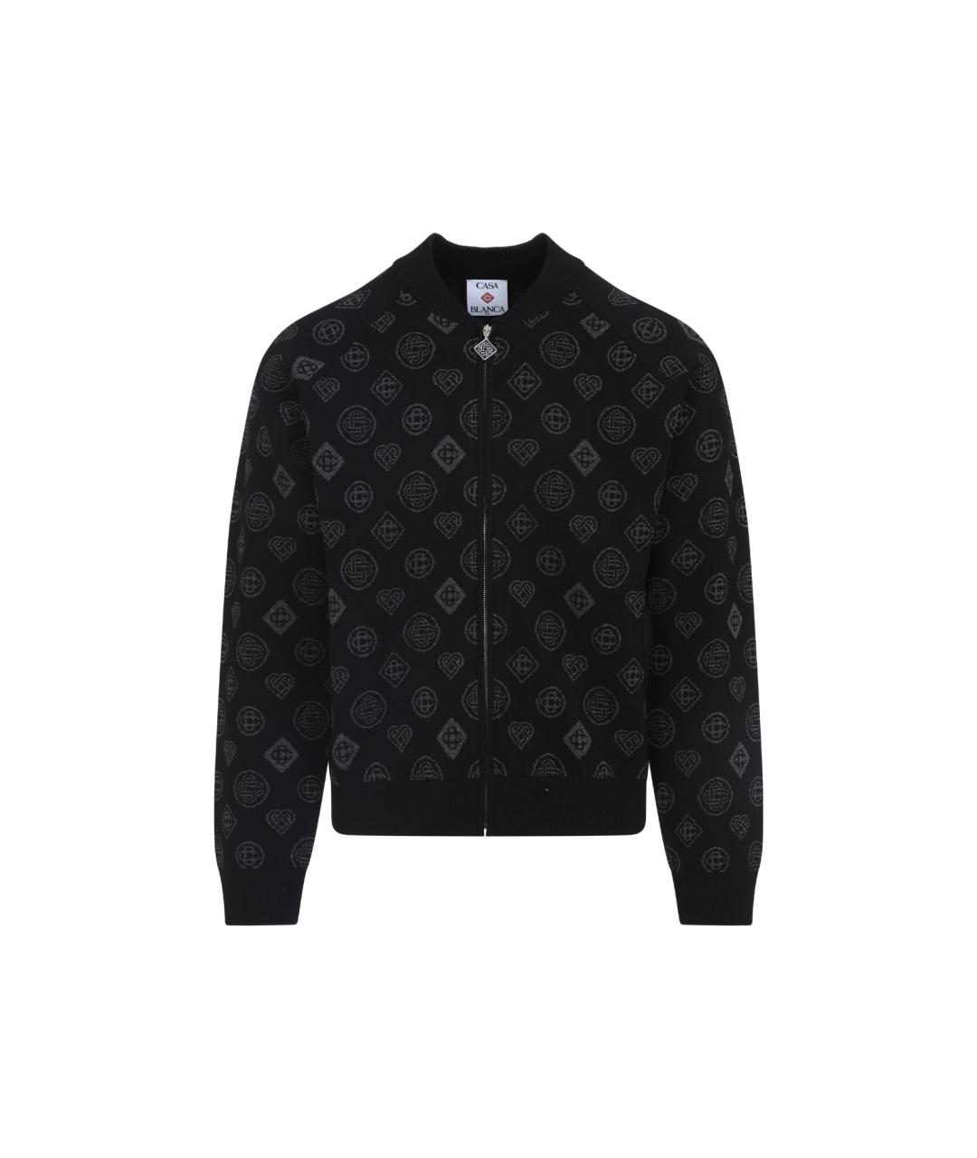 CASABLANCA Черная полиэстеровая куртка, фото 1