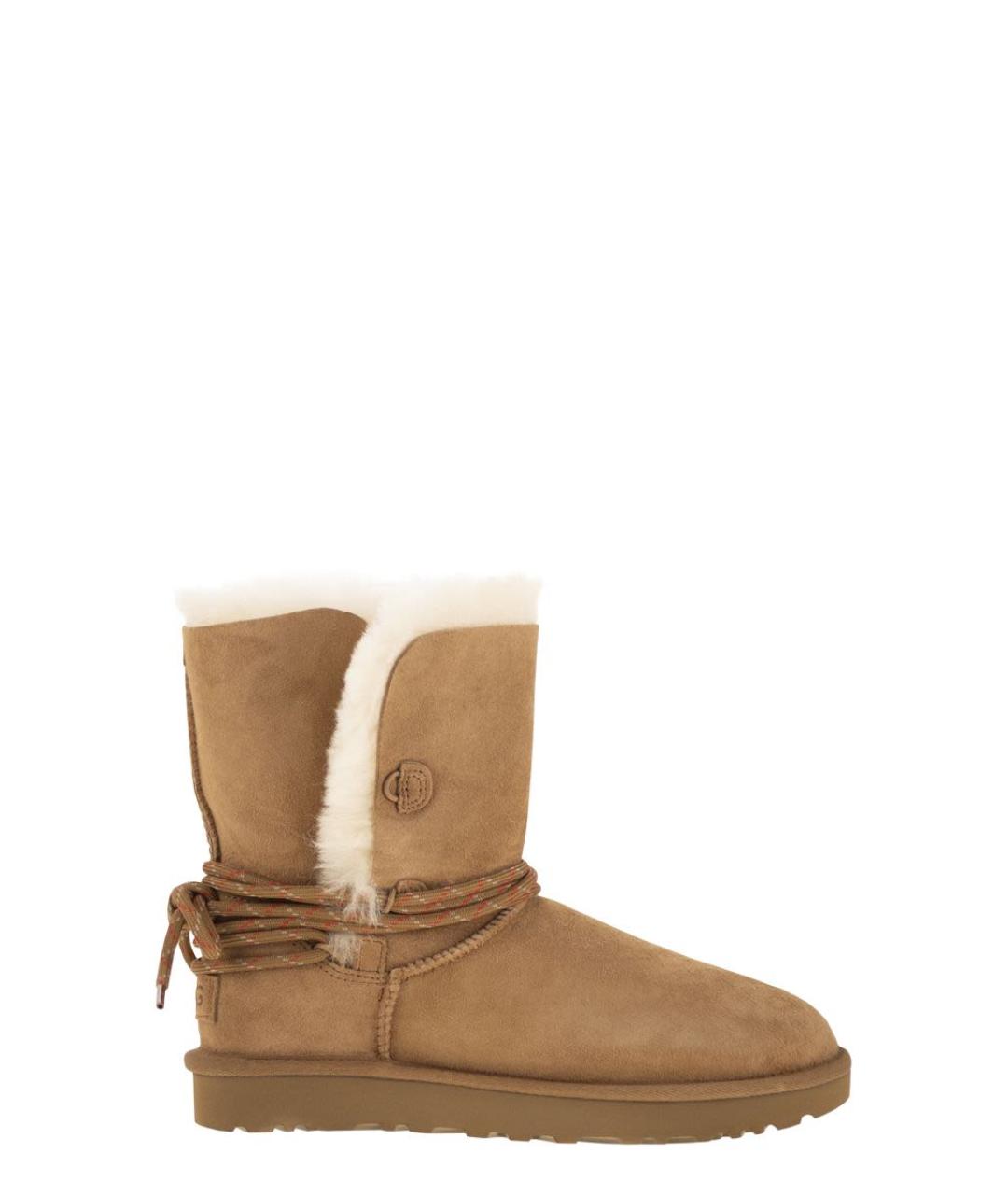 UGG AUSTRALIA Бежевые замшевые ботинки, фото 1