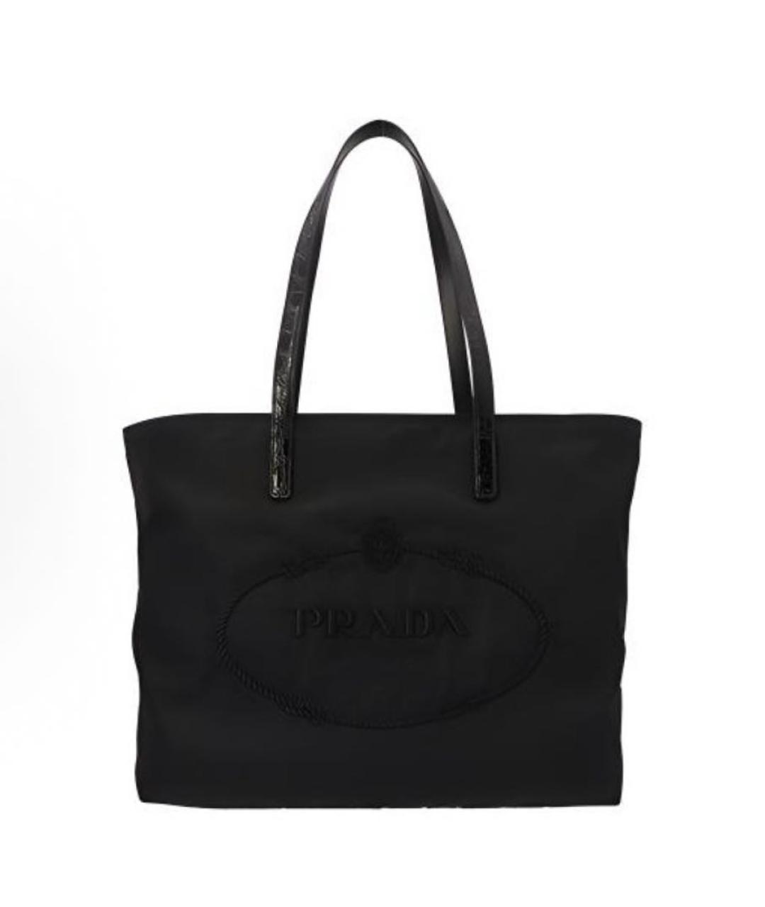 PRADA Черная сумка тоут, фото 7