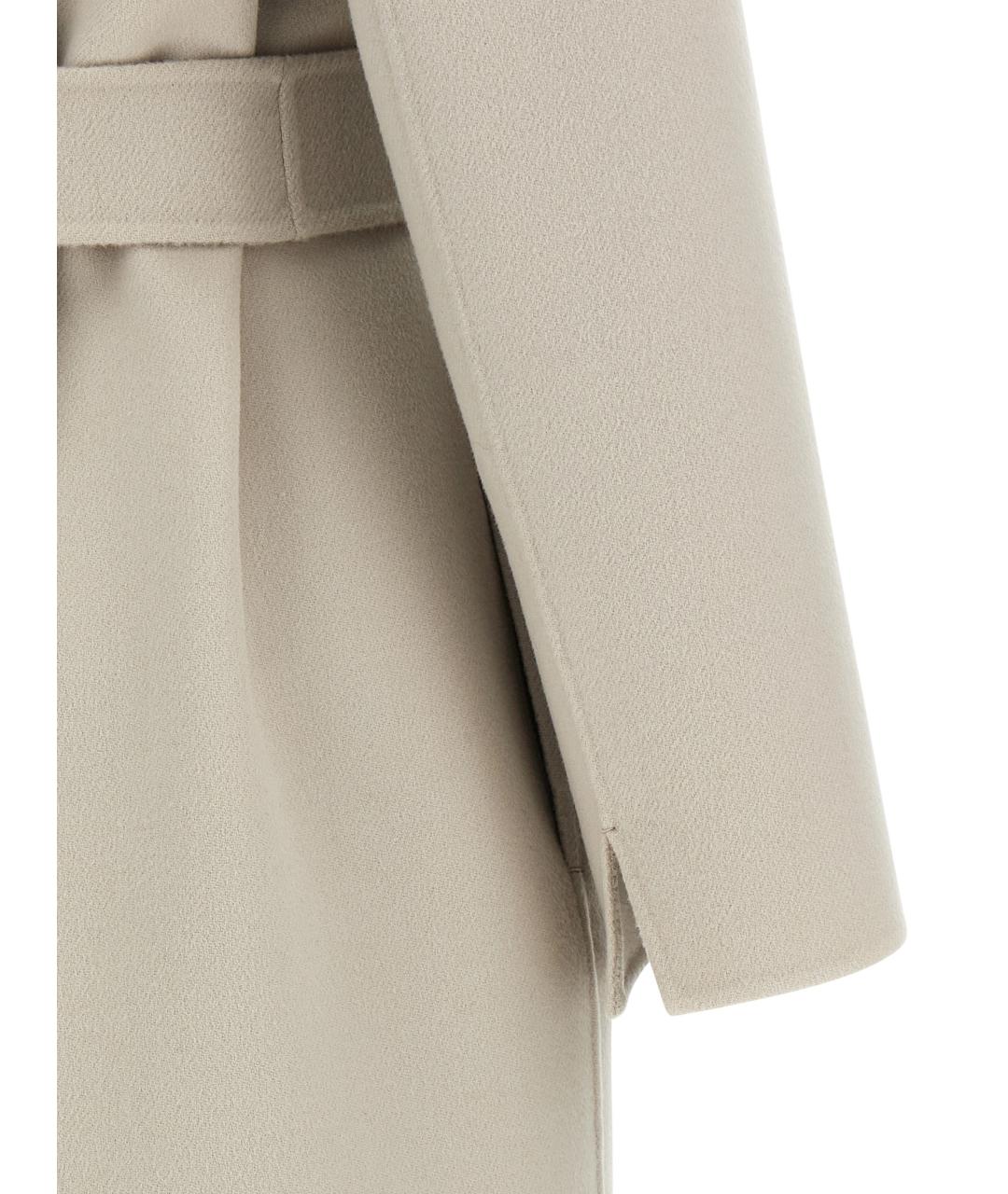 'S MAX MARA Серое шерстяное пальто, фото 4