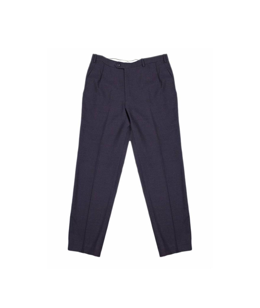 BRIONI Фиолетовые классические брюки, фото 1