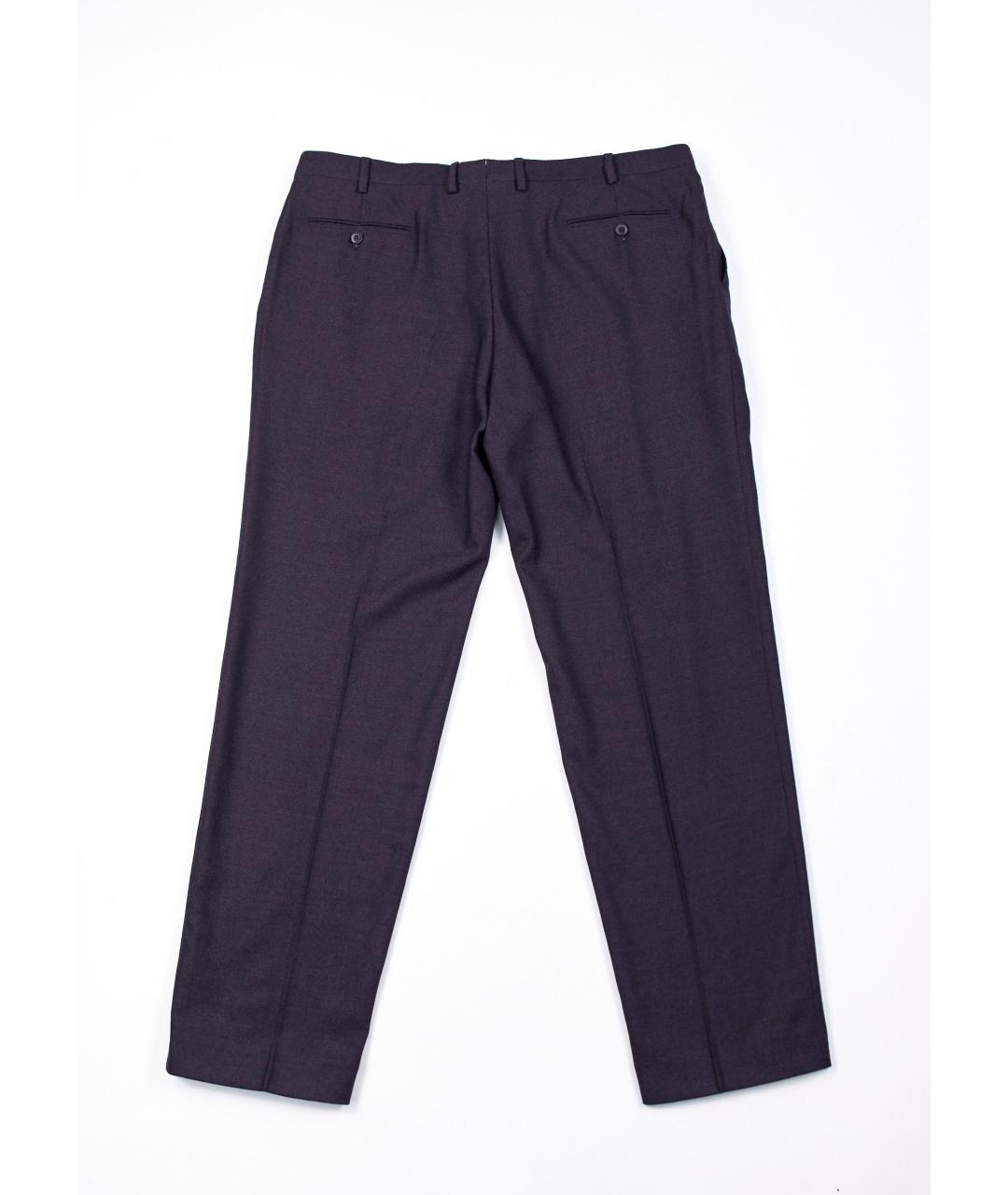 BRIONI Фиолетовые классические брюки, фото 2