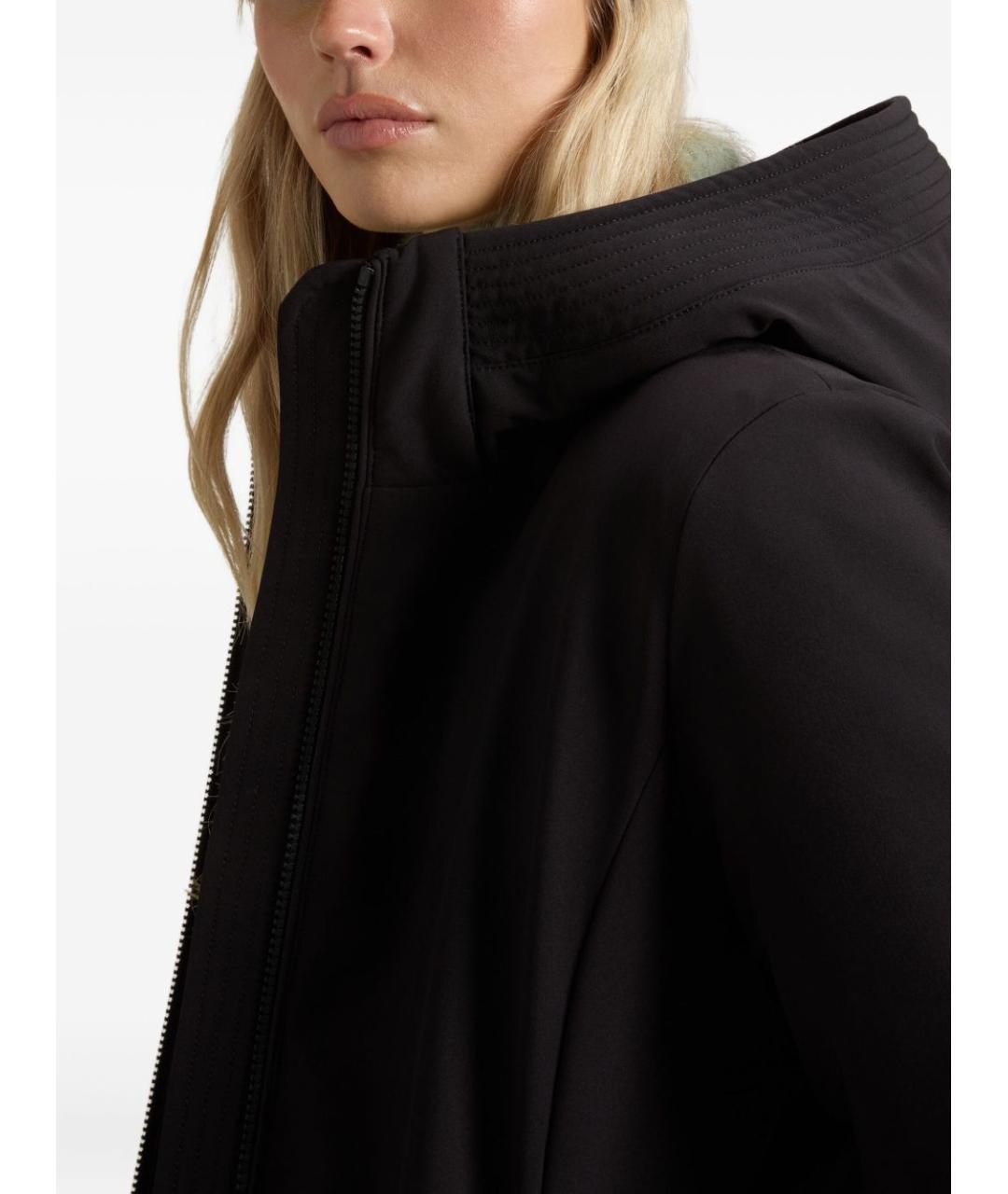 WOOLRICH Черная полиэстеровая парка, фото 3
