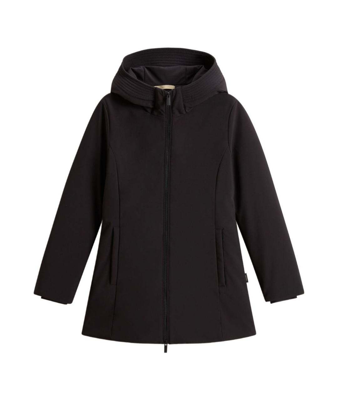 WOOLRICH Черная полиэстеровая парка, фото 1