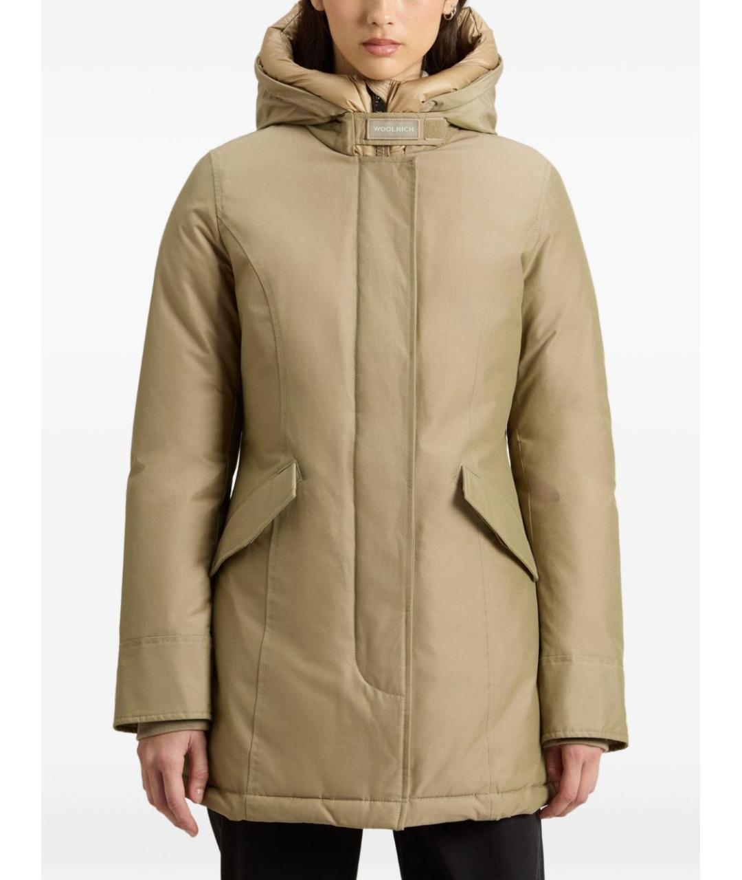 WOOLRICH Бежевая парка, фото 5
