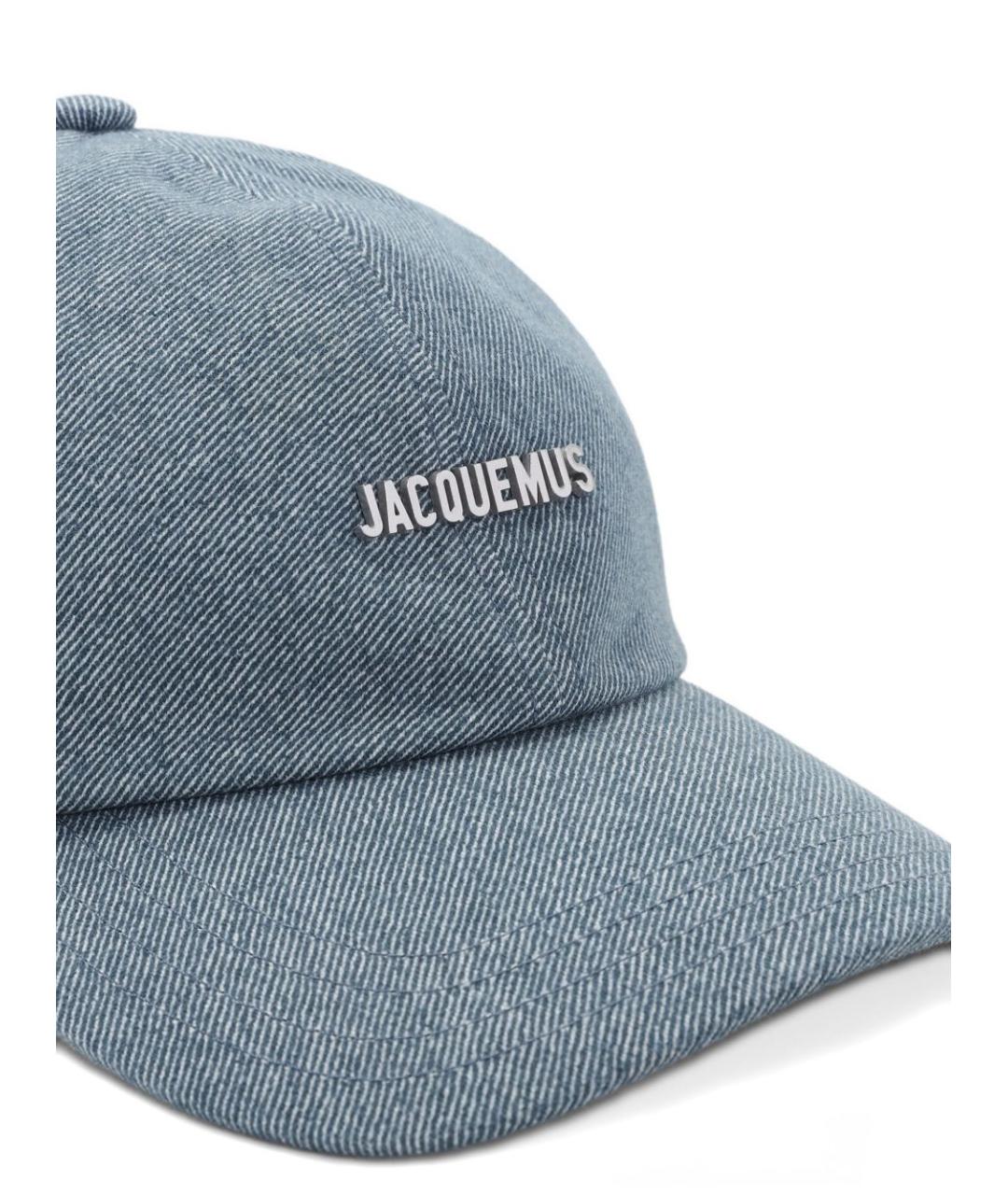 JACQUEMUS Голубая хлопковая кепка/бейсболка, фото 3