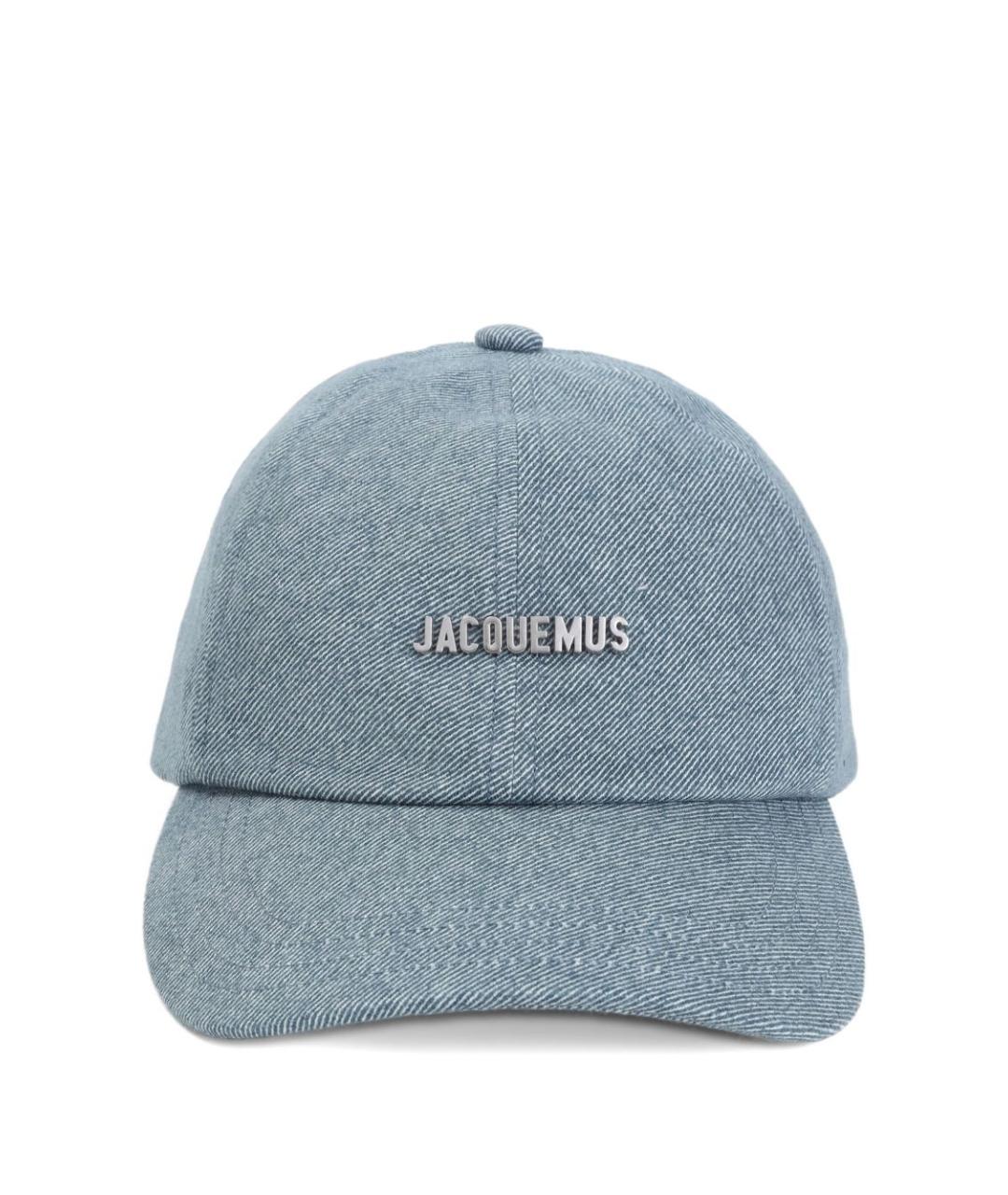 JACQUEMUS Голубая хлопковая кепка/бейсболка, фото 1