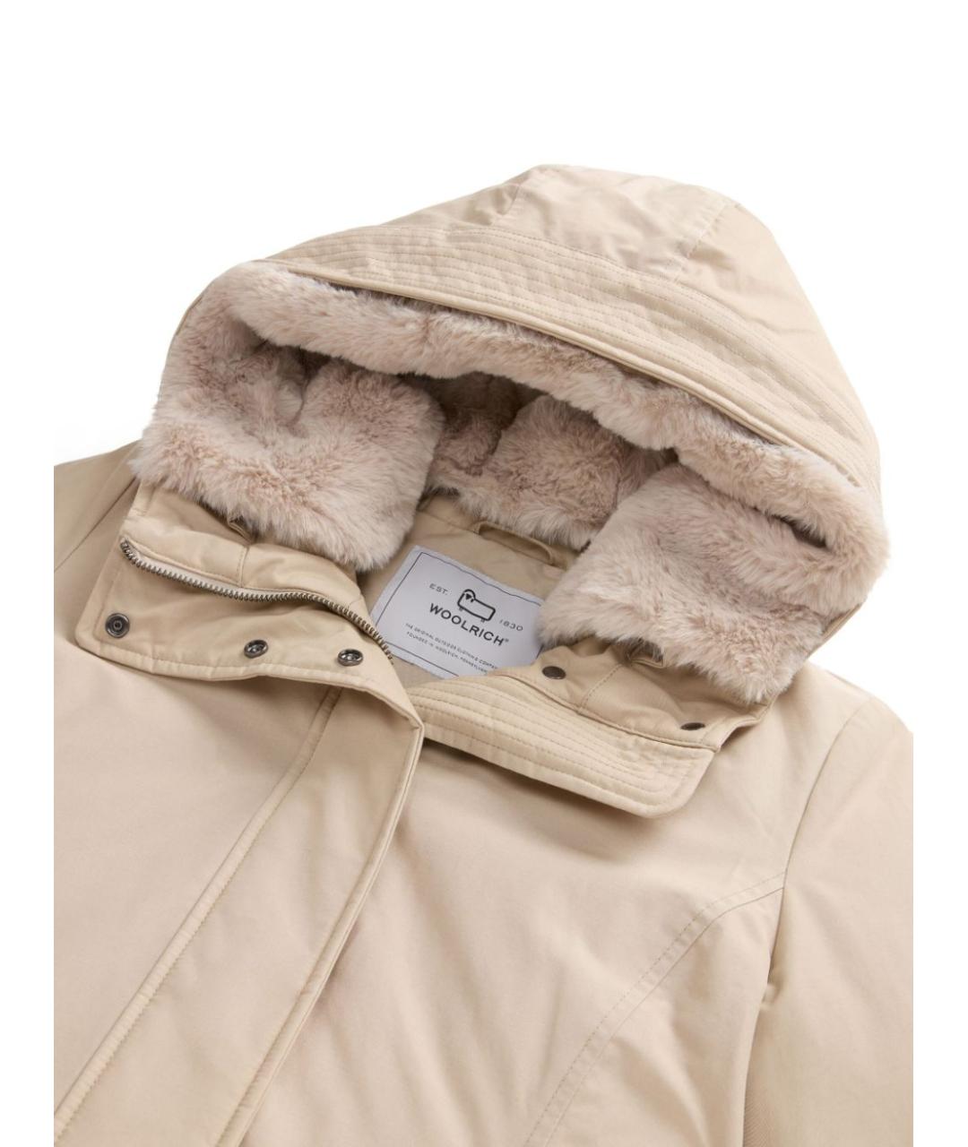 WOOLRICH Бежевое пальто, фото 2