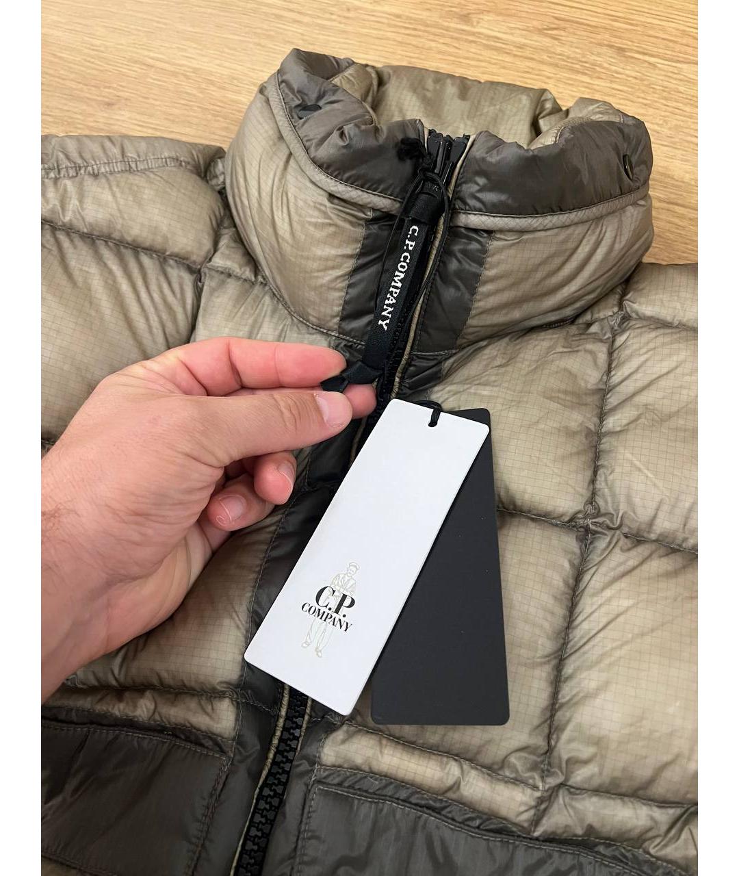 CP COMPANY Бежевый пуховик, фото 2