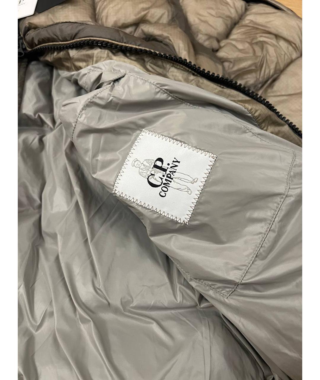 CP COMPANY Бежевый пуховик, фото 3