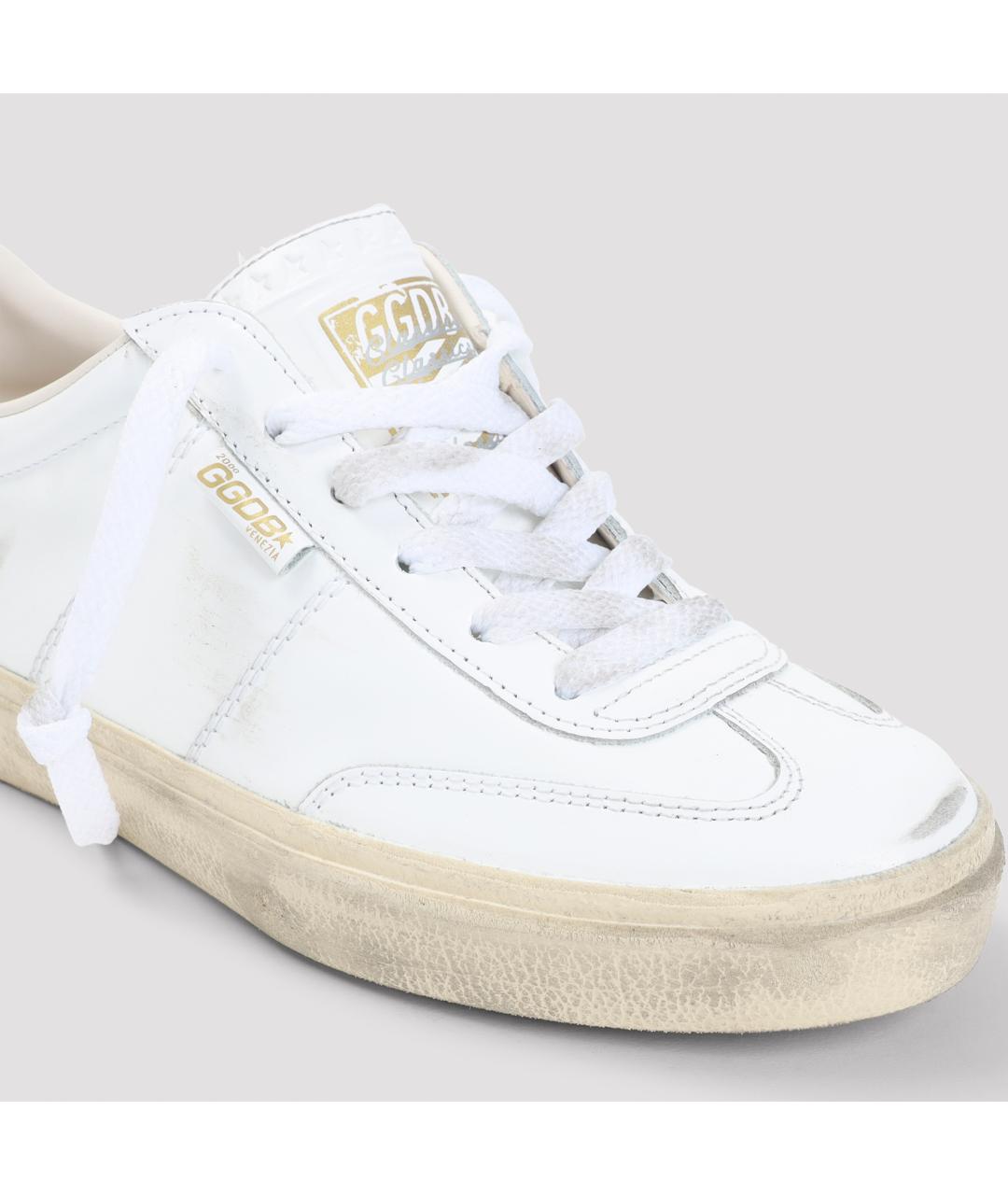 GOLDEN GOOSE DELUXE BRAND Белые кожаные кеды, фото 5
