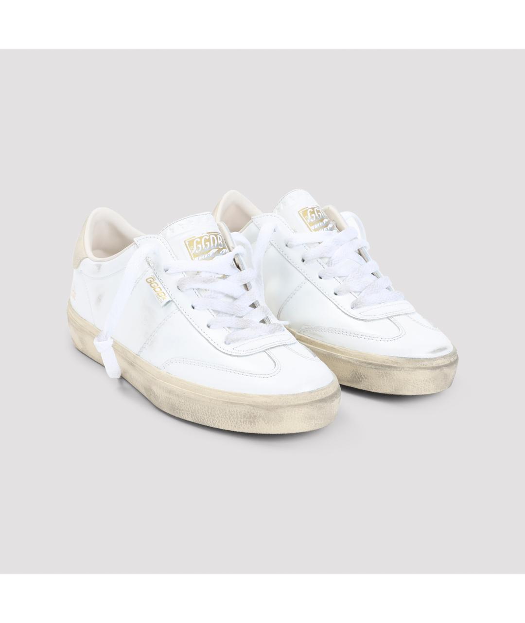 GOLDEN GOOSE DELUXE BRAND Белые кожаные кеды, фото 4