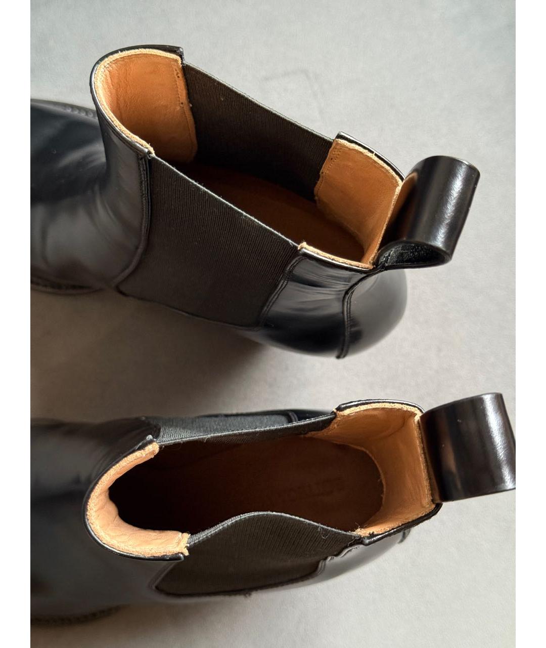 BOTTEGA VENETA Черные кожаные ботинки, фото 6