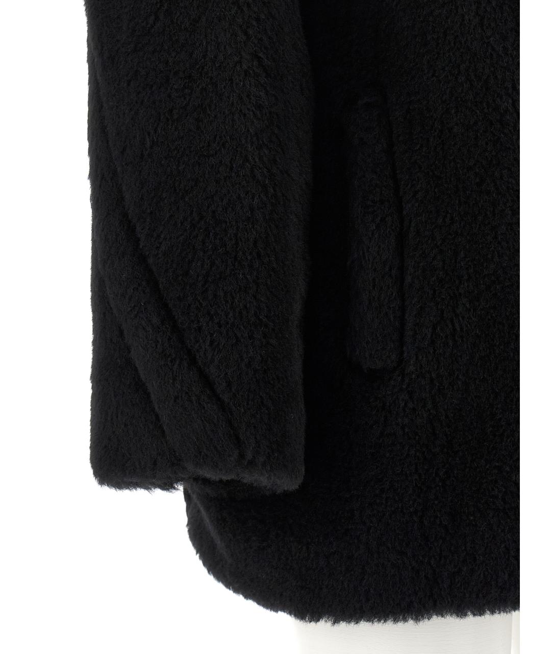 MAX MARA Черная шерстяная шуба, фото 4