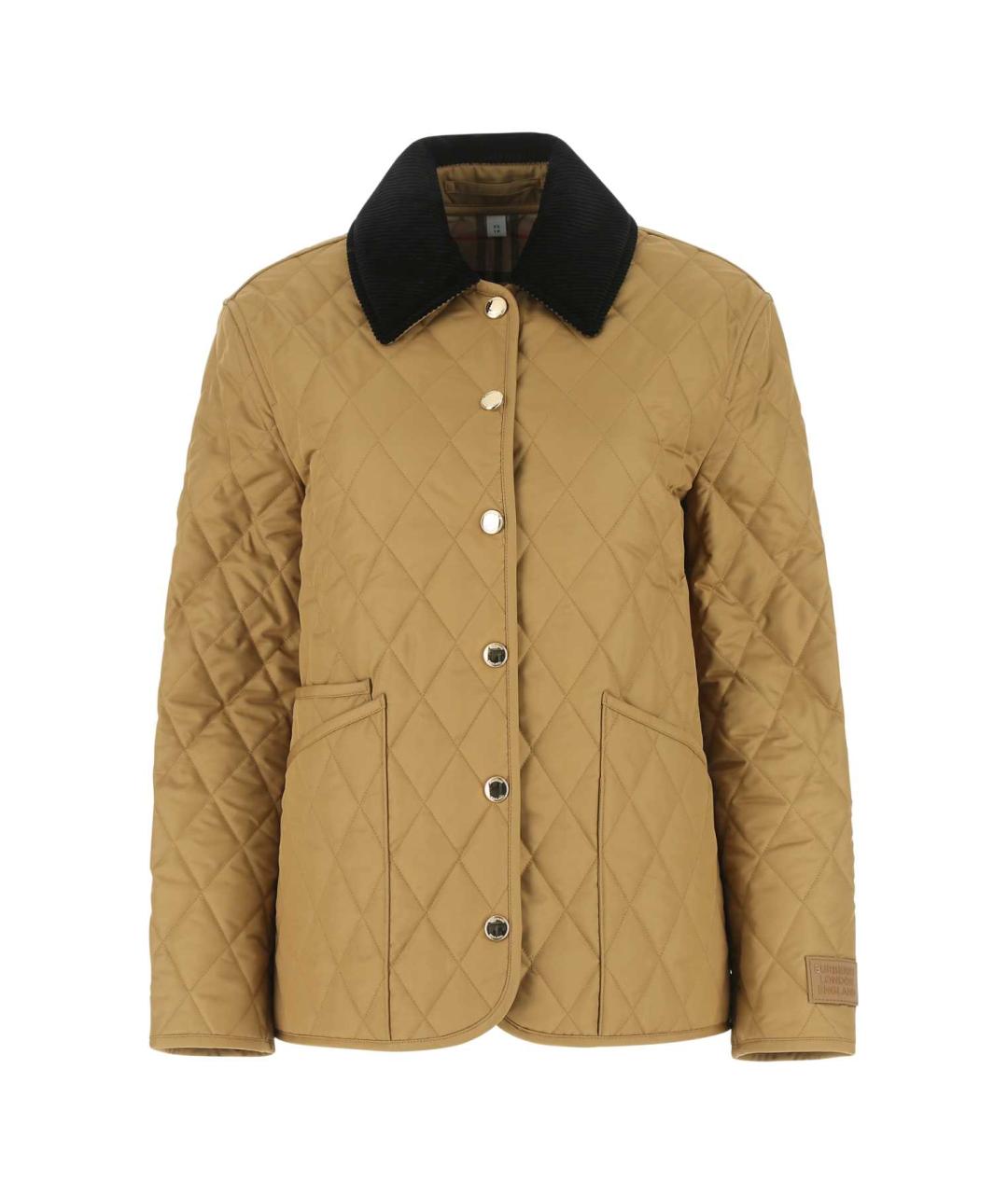 BURBERRY Бежевая полиэстеровая куртка, фото 1