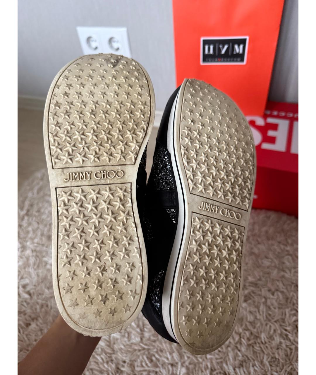 JIMMY CHOO Черные кроссовки, фото 5