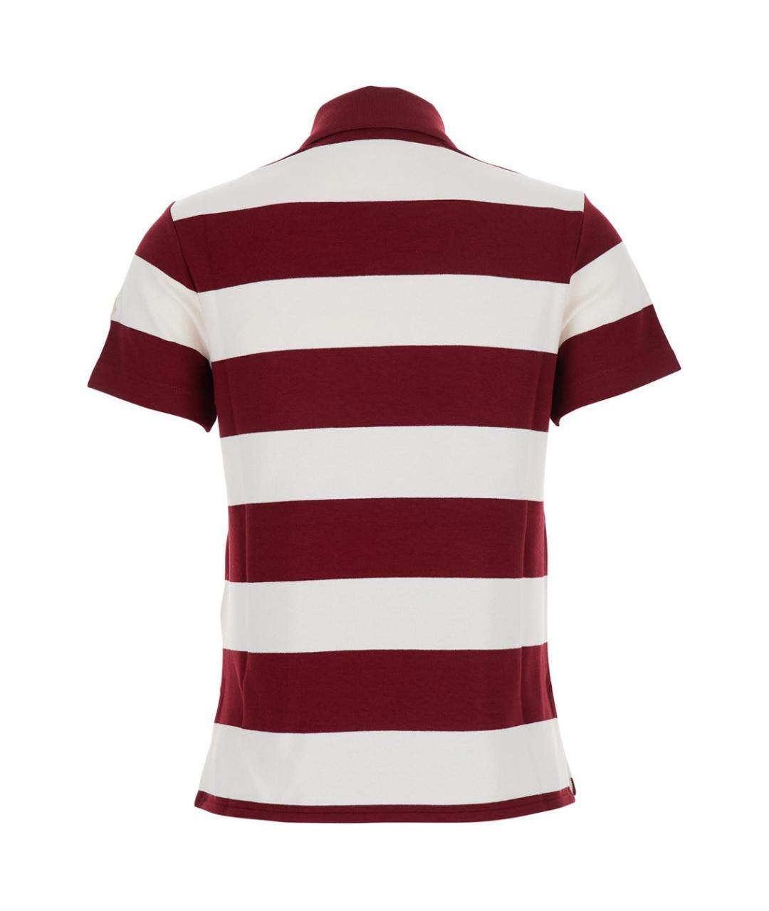 MONCLER Бордовая футболка, фото 2