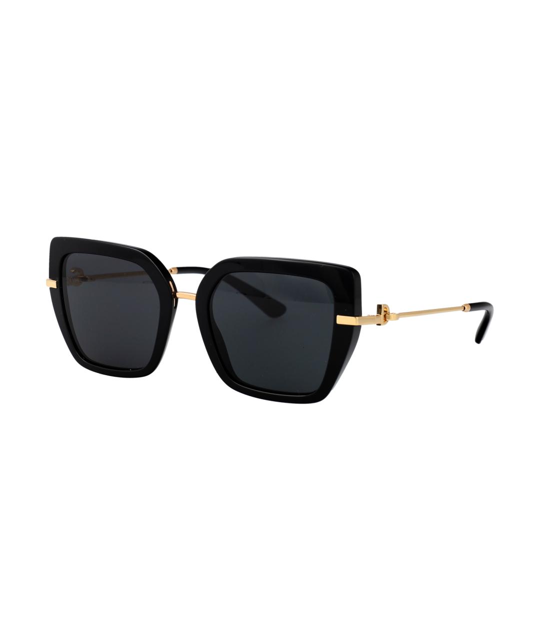 DOLCE&GABBANA Черные солнцезащитные очки, фото 2