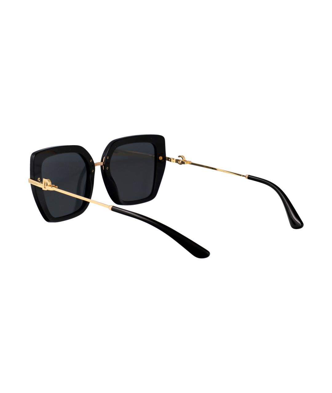 DOLCE&GABBANA Черные солнцезащитные очки, фото 4
