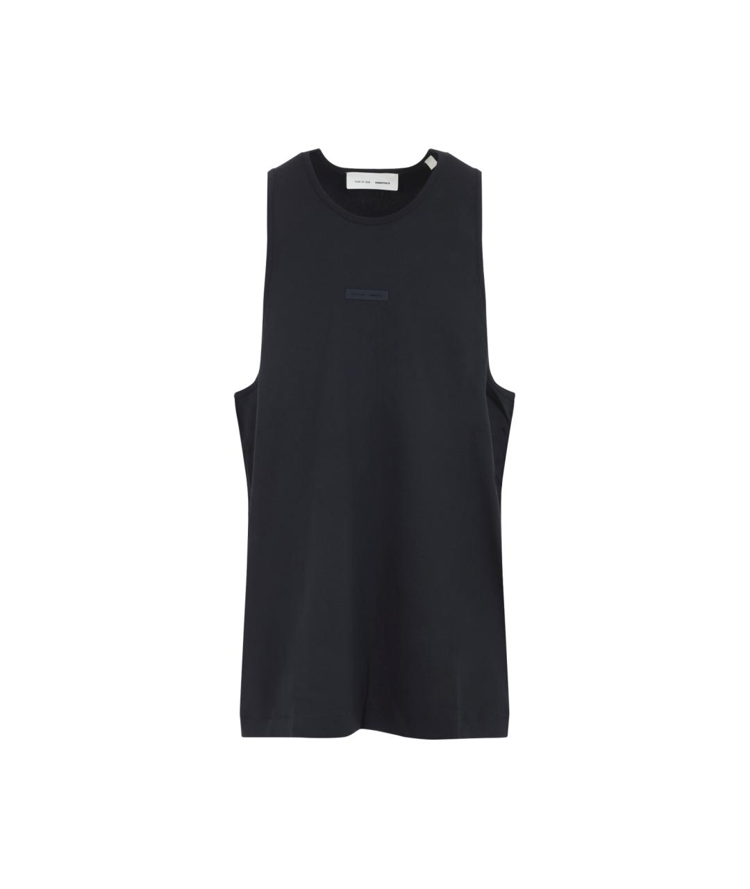 FEAR OF GOD ESSENTIALS Черная хлопковая майка, фото 1