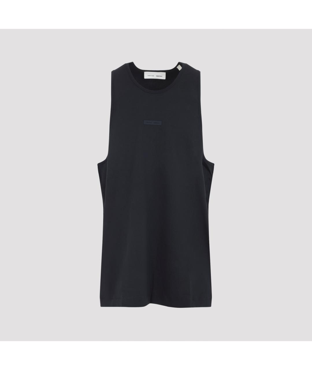 FEAR OF GOD ESSENTIALS Черная хлопковая майка, фото 2