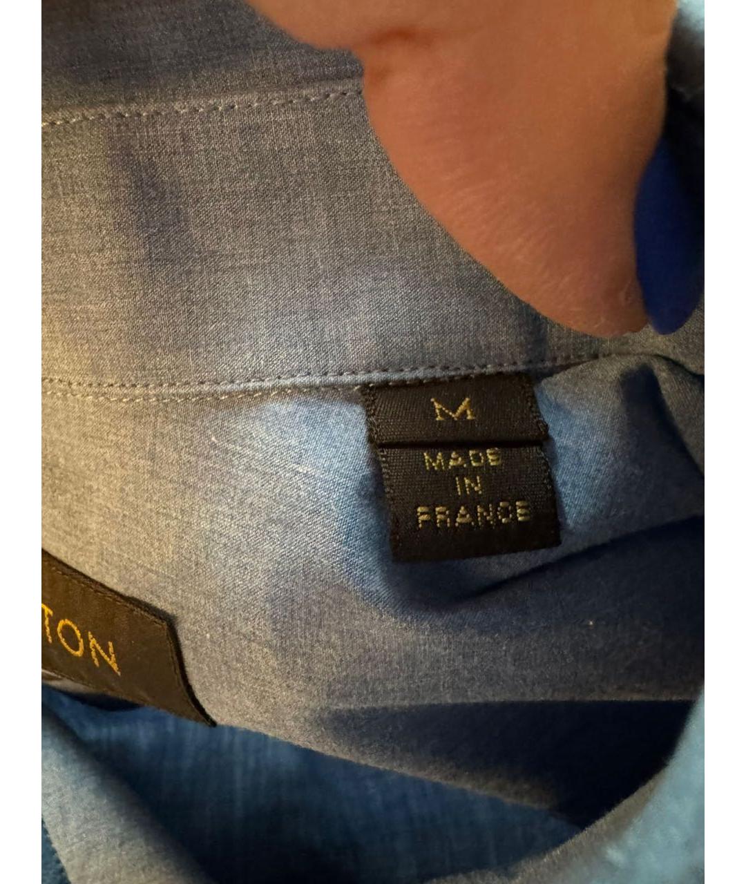 LOUIS VUITTON Синяя кэжуал рубашка, фото 3