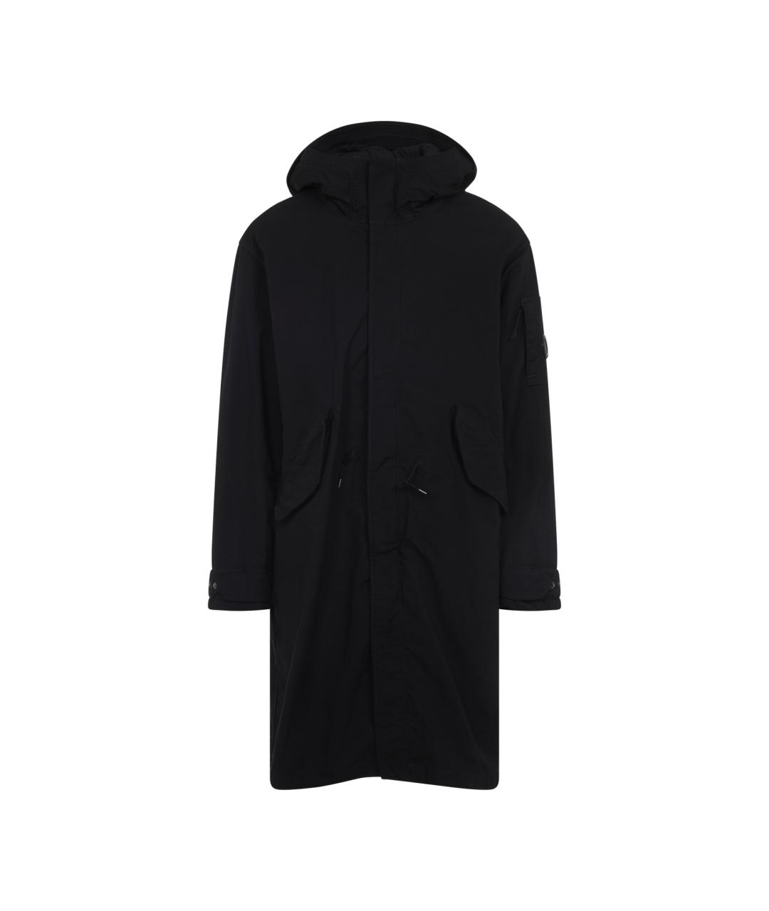 CP COMPANY Черная полиэстеровая куртка, фото 1