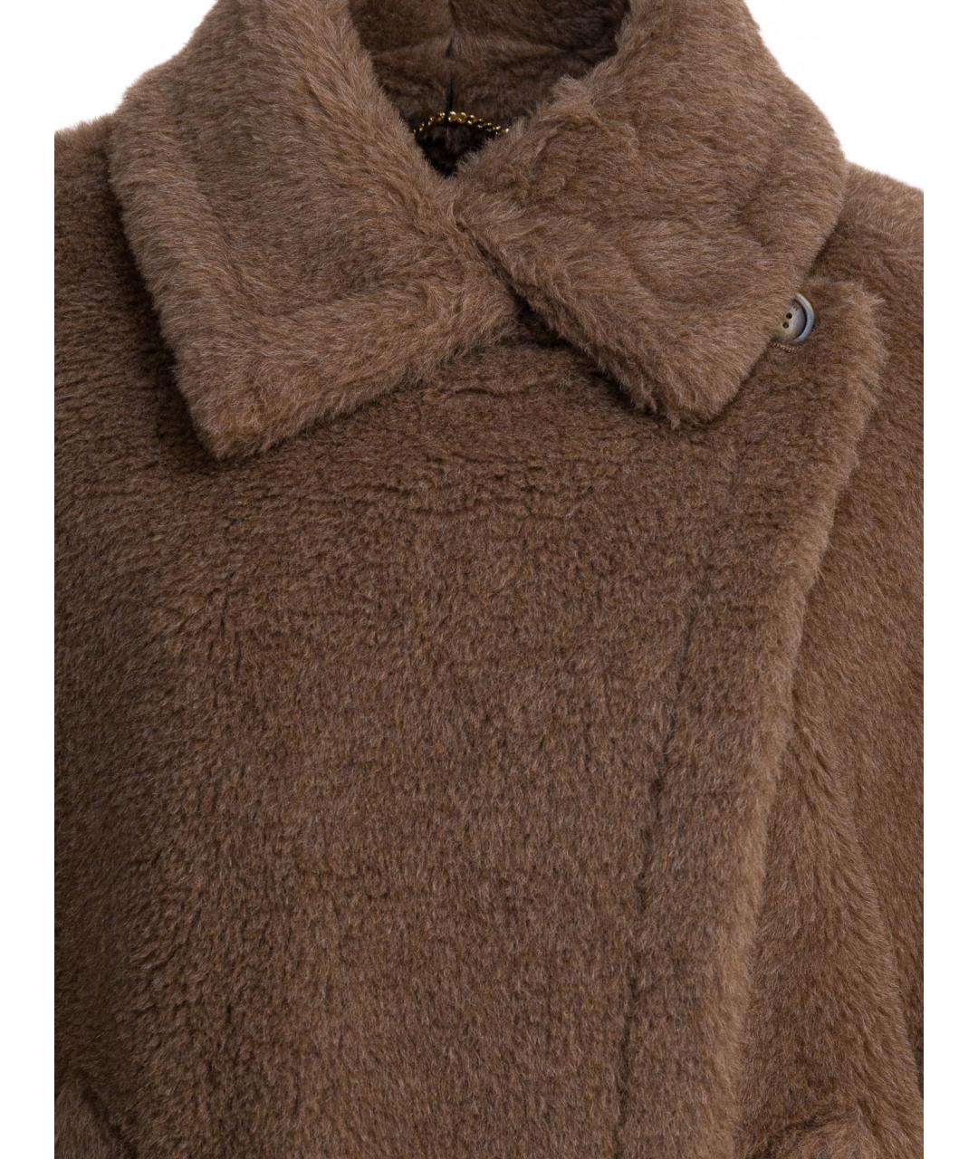 MAX MARA Коричневый шерстяной жилет, фото 3