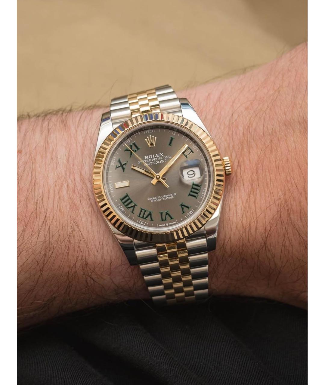 ROLEX Серые часы, фото 7