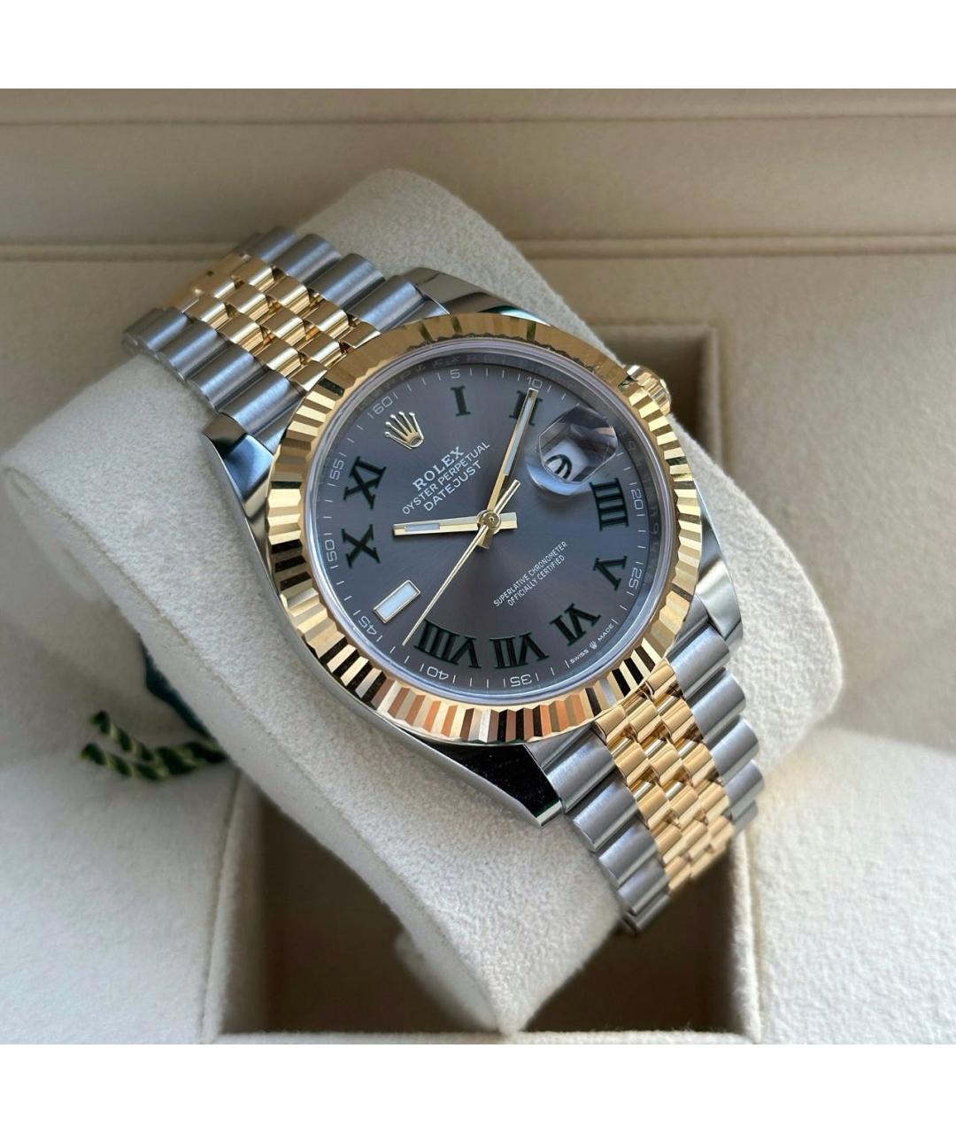 ROLEX Серые часы, фото 3