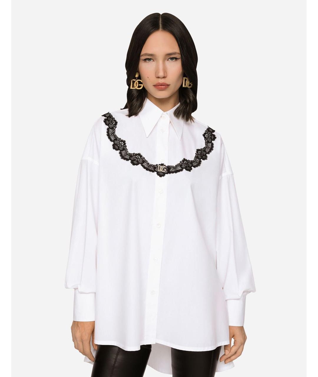 DOLCE&GABBANA Белая блузы, фото 3