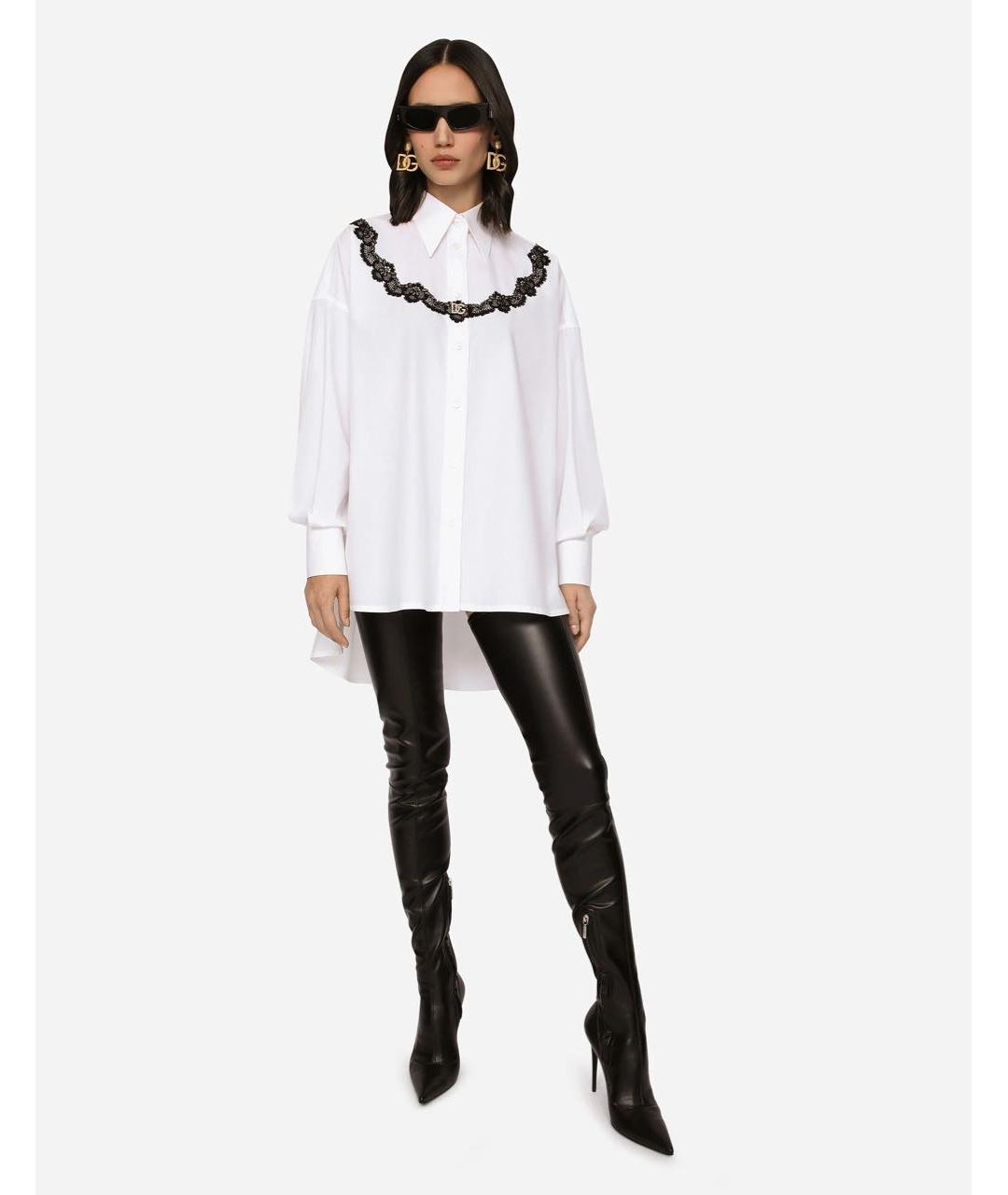 DOLCE&GABBANA Белая блузы, фото 2