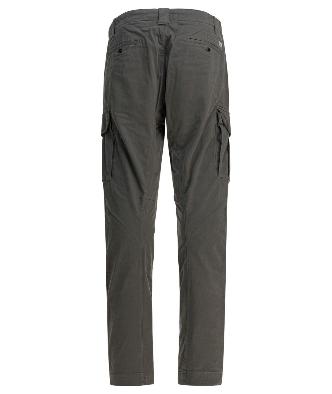 CP COMPANY Серые хлопковые повседневные брюки, фото 2