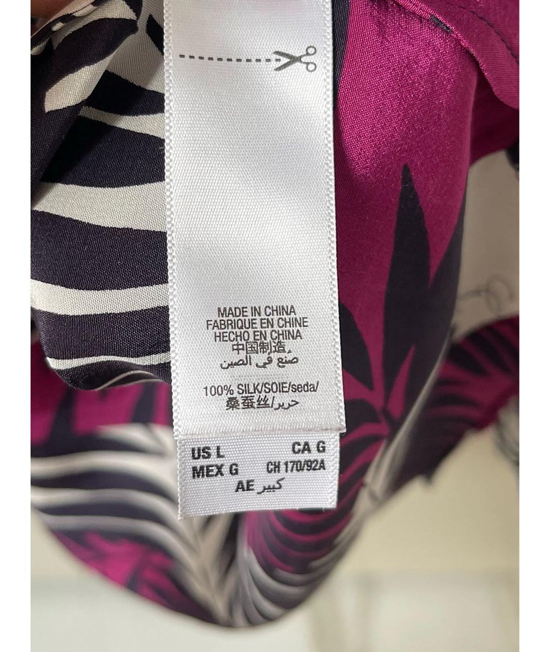 JUICY COUTURE Мульти шелковая блузы, фото 7