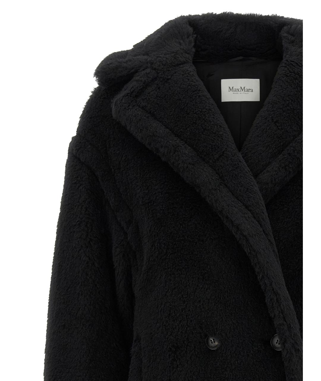 MAX MARA Черная шуба, фото 3
