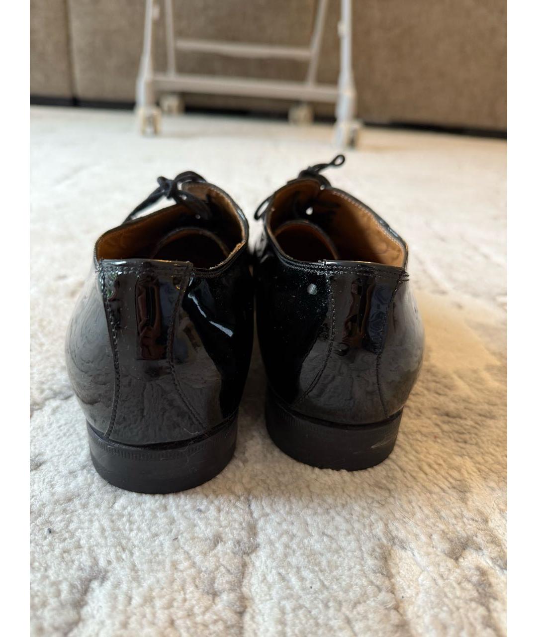GUCCI Черные туфли из лакированной кожи, фото 4