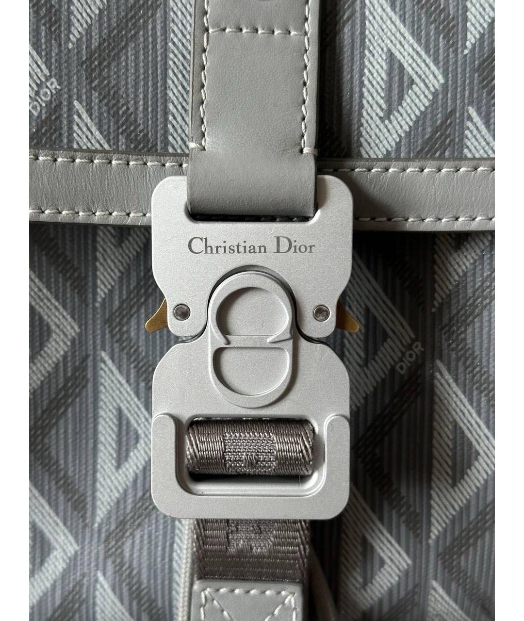 CHRISTIAN DIOR Серый рюкзак, фото 4