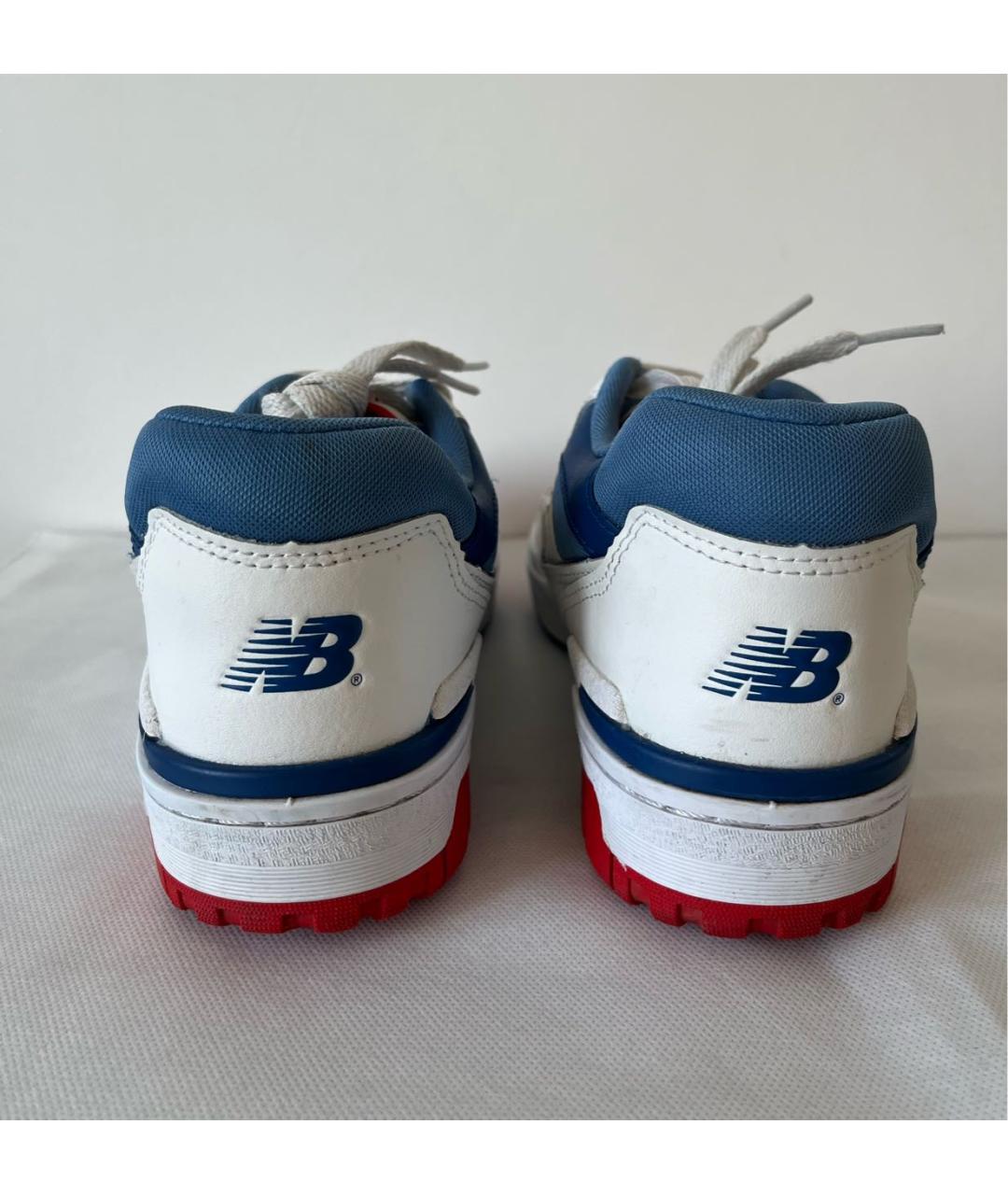 NEW BALANCE Белые кожаные кеды, фото 4