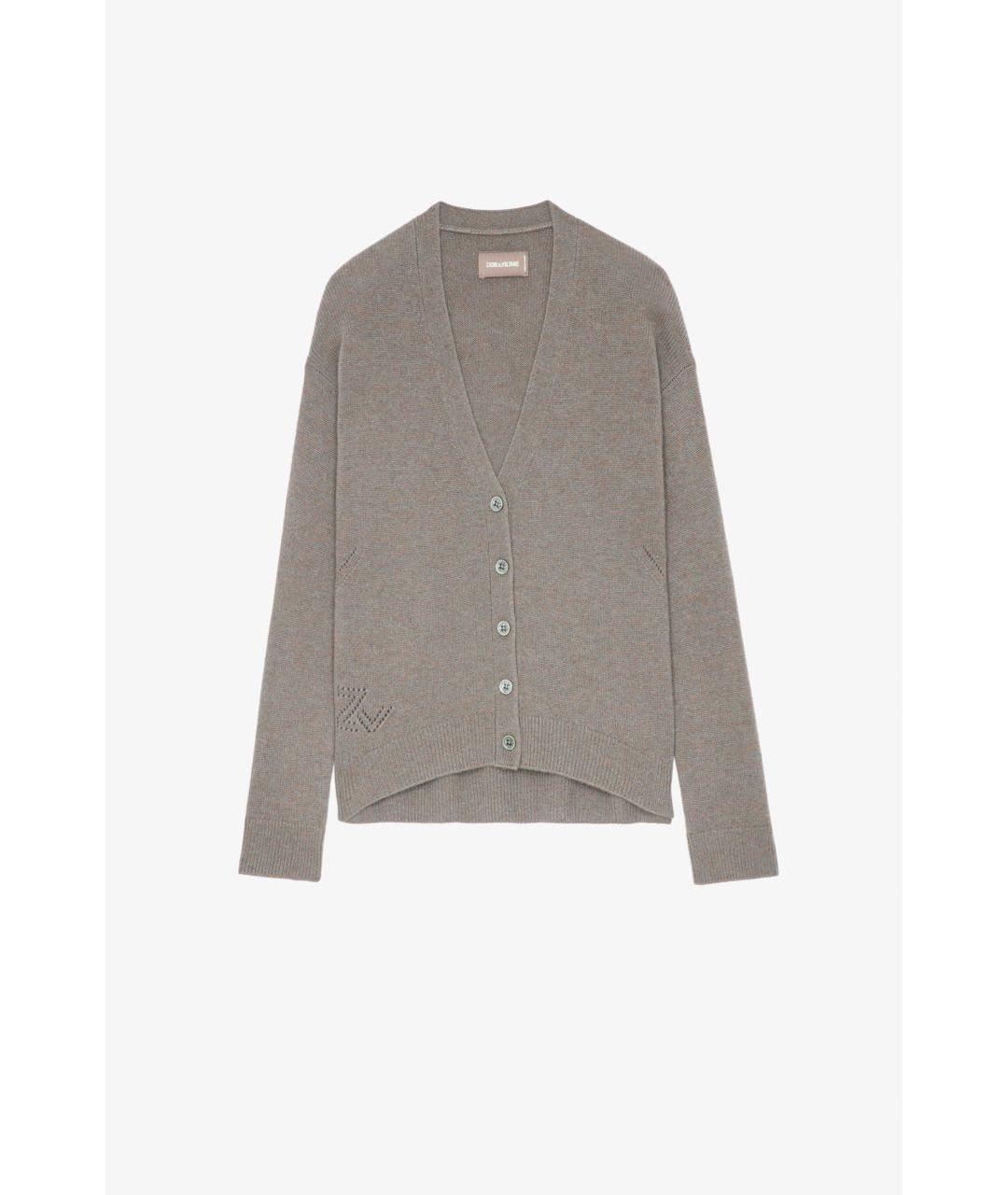 ZADIG & VOLTAIRE Бежевый кашемировый кардиган, фото 5