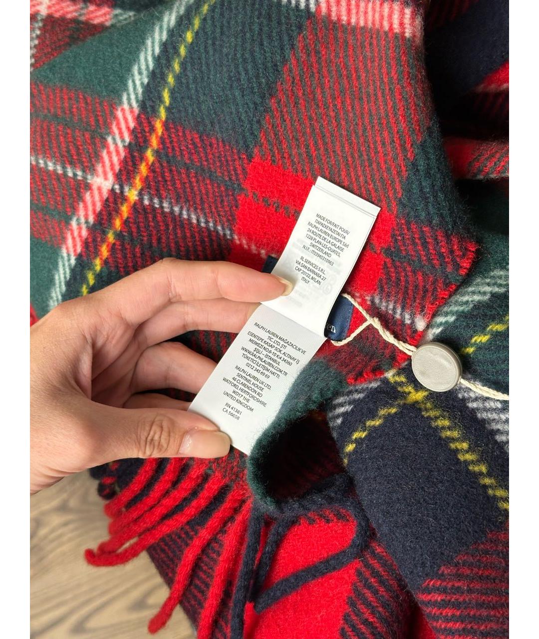 POLO RALPH LAUREN Шерстяной шарф, фото 6