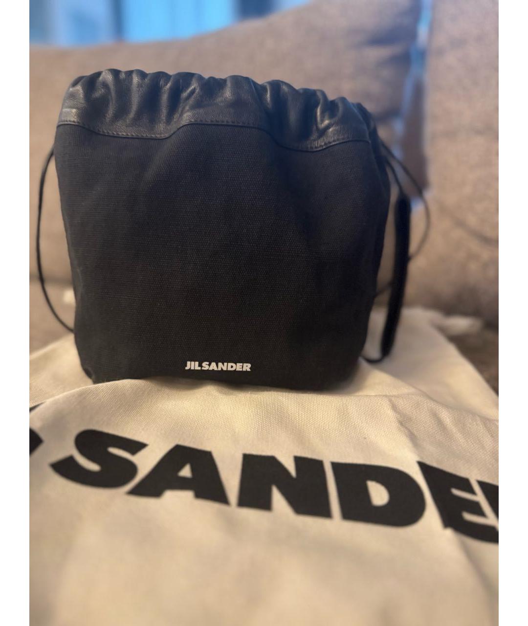 JIL SANDER Черная сумка через плечо, фото 8