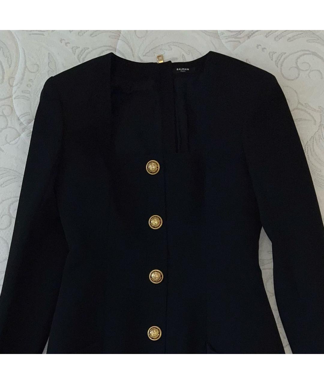 BALMAIN Черное повседневное платье, фото 4