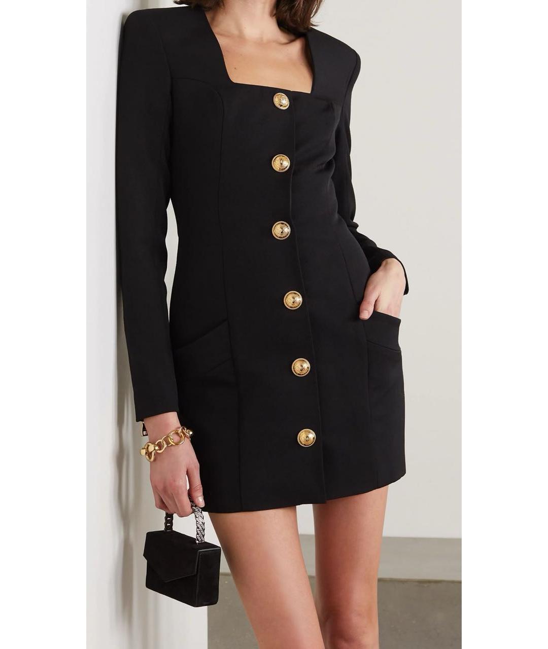BALMAIN Черное повседневное платье, фото 7