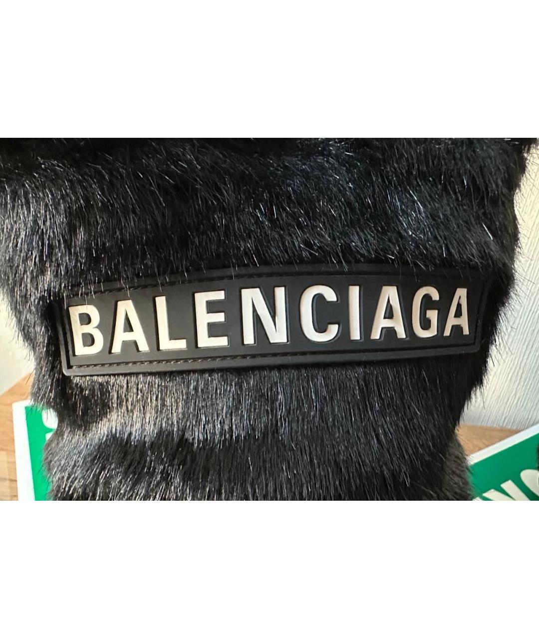 BALENCIAGA Черные высокие ботинки, фото 5