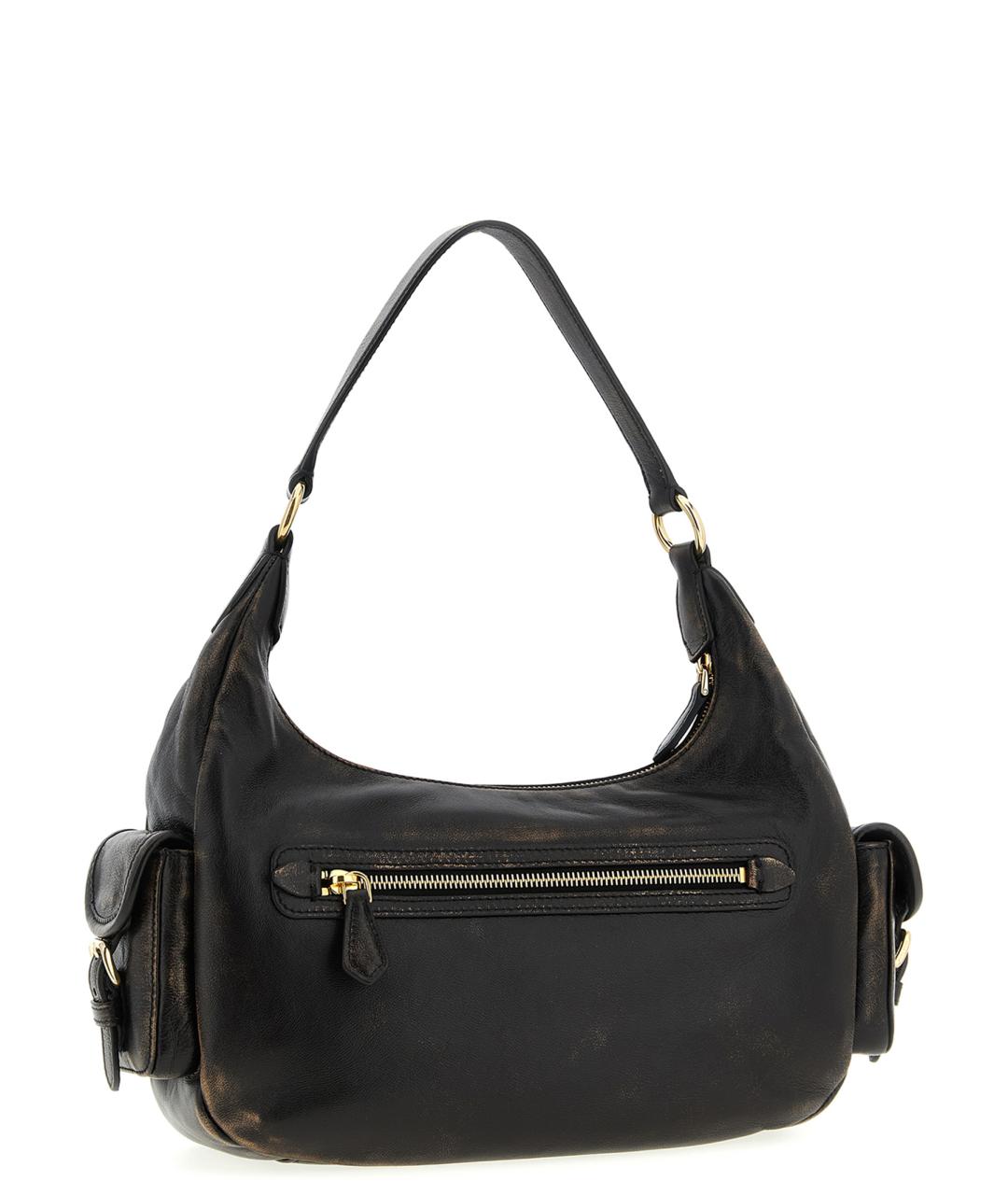 MIU MIU Коричневая кожаная сумка через плечо, фото 2