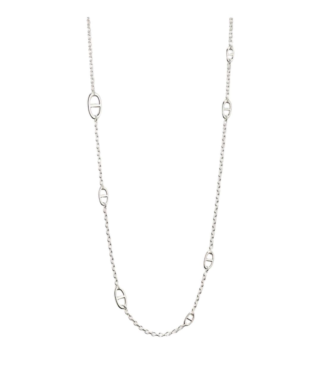 HERMES Серебряное серебряное колье, фото 1