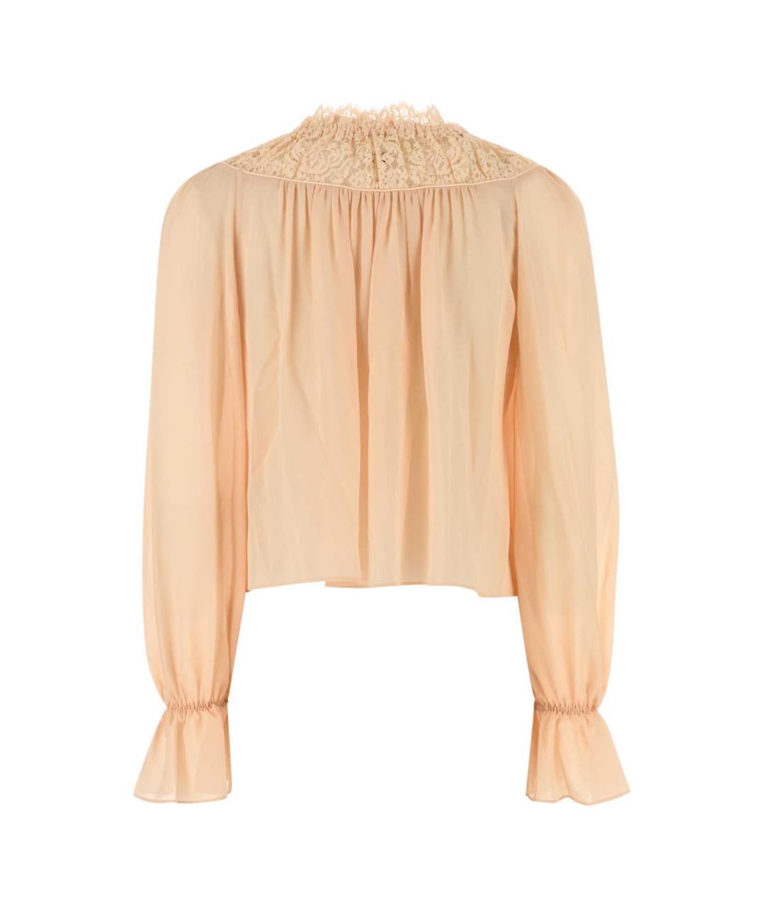 CHLOE Розовый шелковый джемпер / свитер, фото 2